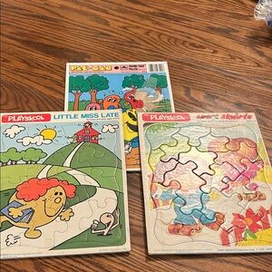 Vintage cardboard puzzles !